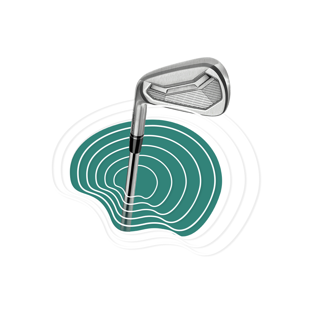 Composizione grafica con mazza da golf per Samantha Bernardi Sport Psychology