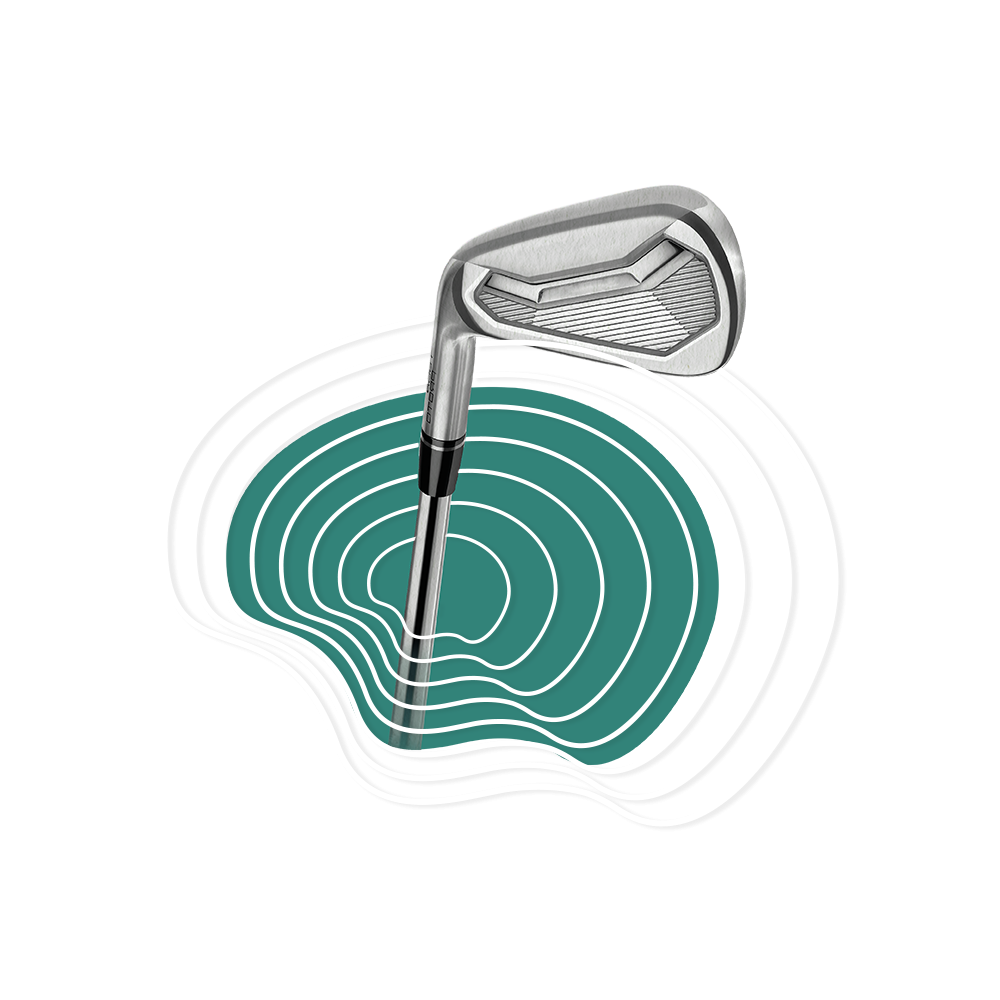 Composizione grafica con mazza da golf per Samantha Bernardi Sport Psychology